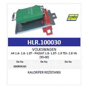 Kalorifer Rezistansı Vw A4 1.6- 1.8- 1.8T - Passat