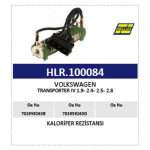VW Transporter IV 1.9 2.4 2.5 Kalorifer Rezistansı 701959263B