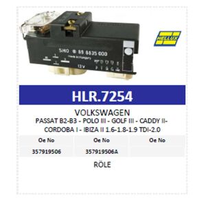 VW Passat B 14 Pin Klimasız Röle 357919506