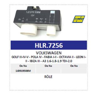 VW Golf III IV V Polo IV Fabia 10 Pin Röle 1J0919506M