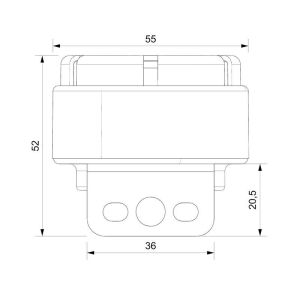 Sanel Geri Vites Kornası 12V 24V Uyumlu SBH834