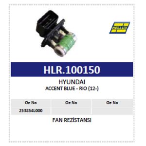 Fan Rezistansı Hyundaı Accent Blue - Rıo (12-) (25