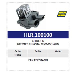 Peugeot 207 208 407 508 1.4 Fan Rezistansı 9662872380