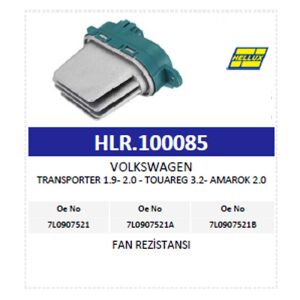 Fan Rezistansı Vw Transporter 1.9- 2.0 - Touareg 3