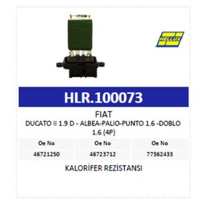 Kalorifer Rezistansı Fıat Ducato Iı 1.9 D - Albea-