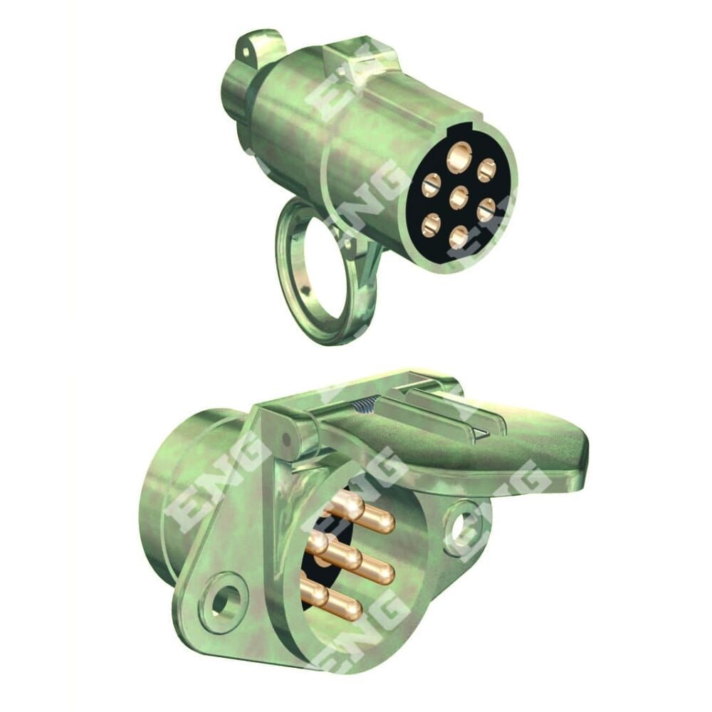 Eng 060401 Tır Römork Fişi 7'Lİ Komple Metal