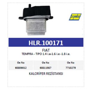 Fiat Tempra Tipo Kalorifer Rezistansı 7710279