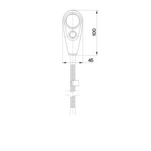 Sanel Kuğu Boynu Harita Okuma Lambası Y.M 12V 24V Uyumlu Universal SGN-02