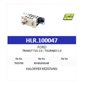 Ford Transit T15 2.0 Tourneo Kalorifer Rezistansı 95VB18591AB