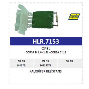 Kalorifer Rezistansı Opel Corsa B 1.4I-1.6I - Cors