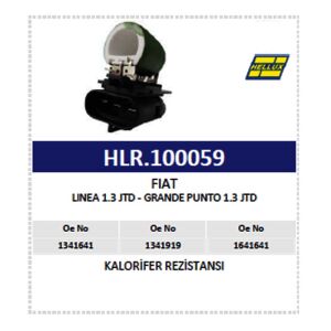 Opel Corsa D 1.3 JTD Fiat Linea Kalorifer Rezistansı 1641641