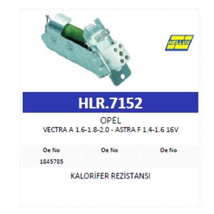 Opel Vectra A 1.6 1.8 2.0 Kalorifer Rezistansı 1845785