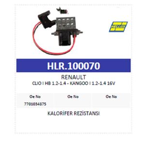 Kalorifer Rezistansı Renault Clıo I Hb 1.2-1.4 - K