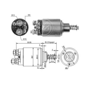 ZM 539 Marş Otomatiği 24V DAF / Fiat / Fiat-Iveco / Fiat Allis Kamyon - İş Makinesi
