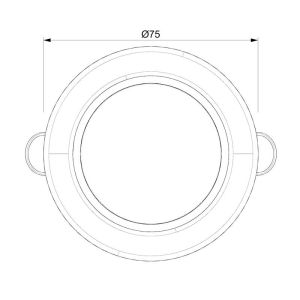 Sanel Butonsuz Spot Aydınlatma 24V Renk Modlu Beyaz-Gece Mavisi SSPE.24WB-CG