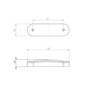 Parmak Lamba 9 Ledli Basamak Tip 12V/24 Kırmızı - 58-K