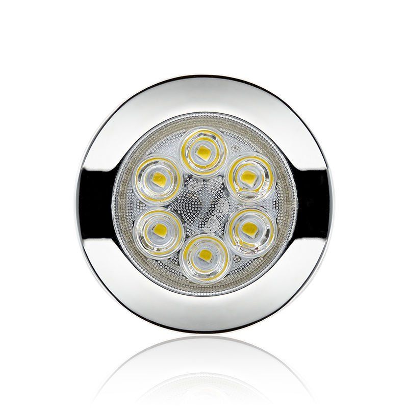 Sanel 12V/24V Power Spot Led Zamak 60 Derece Butonsuz 3000K SSPZ600D