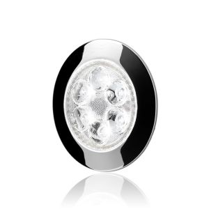 Sanel 12V/24V Power Spot Led Zamak 60 Derece Butonsuz 3000K SSPZ600D