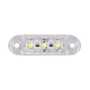 Parmak Lamba 3 Led'Li 63Mm 12V-24V Beyaz - FR0171-W