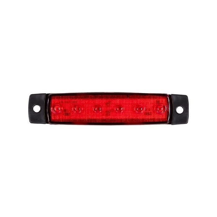 Parmak Lamba 6 Led'Li 92Mm 12V-24V Kırmızı - FR0172-R