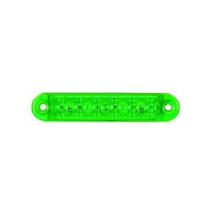 Parmak Lamba 6 Led'Li 100Mm 12V-24V Yeşil - FR0173-G