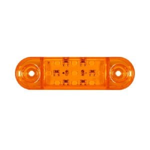 Parmak Lamba Oval 9 Led'Li 84Mm 12V-24V Sarı - FR0174-Y