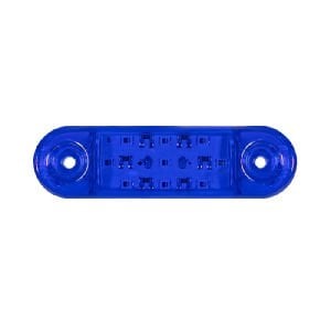 Parmak Lamba Oval 9 Led'Li 84Mm 12V-24V Mavi - FR0174-B