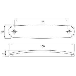 9 Ledli Neon Parmak Lamba Sarı - 64-S