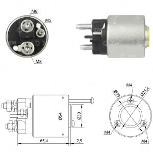 ZM 496 Marş Otomatiği 12V Civatalı Fiat Brava - Bravo - Marea - Palio - Siena - Strada / Lancia Dedra - Delta - Lybra 594183 - 594048 - NE898
