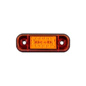 Parmak Lamba Oval 12 Led'Li 86Mm 12V-24V Sarı - FR0175-Y