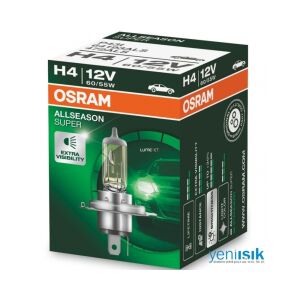 Osram 64193ALS 12V H4 60/55w Tüm Hava Koşulla Rı İçin %30Fazlaışı