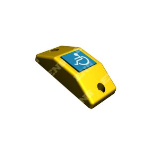 Eng 030547 Duracak İkaz Butonu Düz Tip (Özürlü) - Yatay - Sar