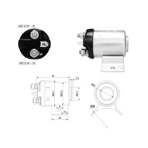 ZM 518 Marş Otomatiği 12V Ford F4000 - 4600 - 5600 - 6600 Traktör