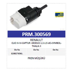 Renault Clio III-IV Captur Symbol Fren Müşürü 8200276361