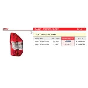 Ford Transit-Tourneo Courier Sağ Stop Lamba 2014> -ET7613404AB