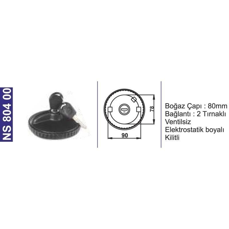 Depo Kapağı Kilitli Unıversal-Bmc.Fatıh(Em) 2K63922 - NS80400