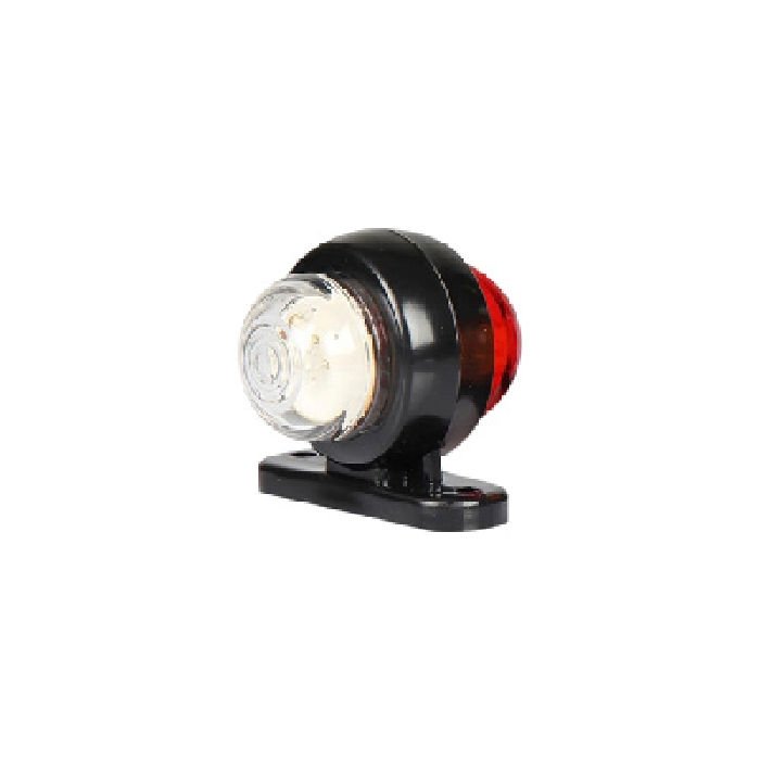 Süper Mini Lamba 2 Led'Li 12V-24V Beyaz - Kırmızı - FR0100-WR