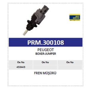 Ducato Boxer Jumper Fren Müşürü 453443