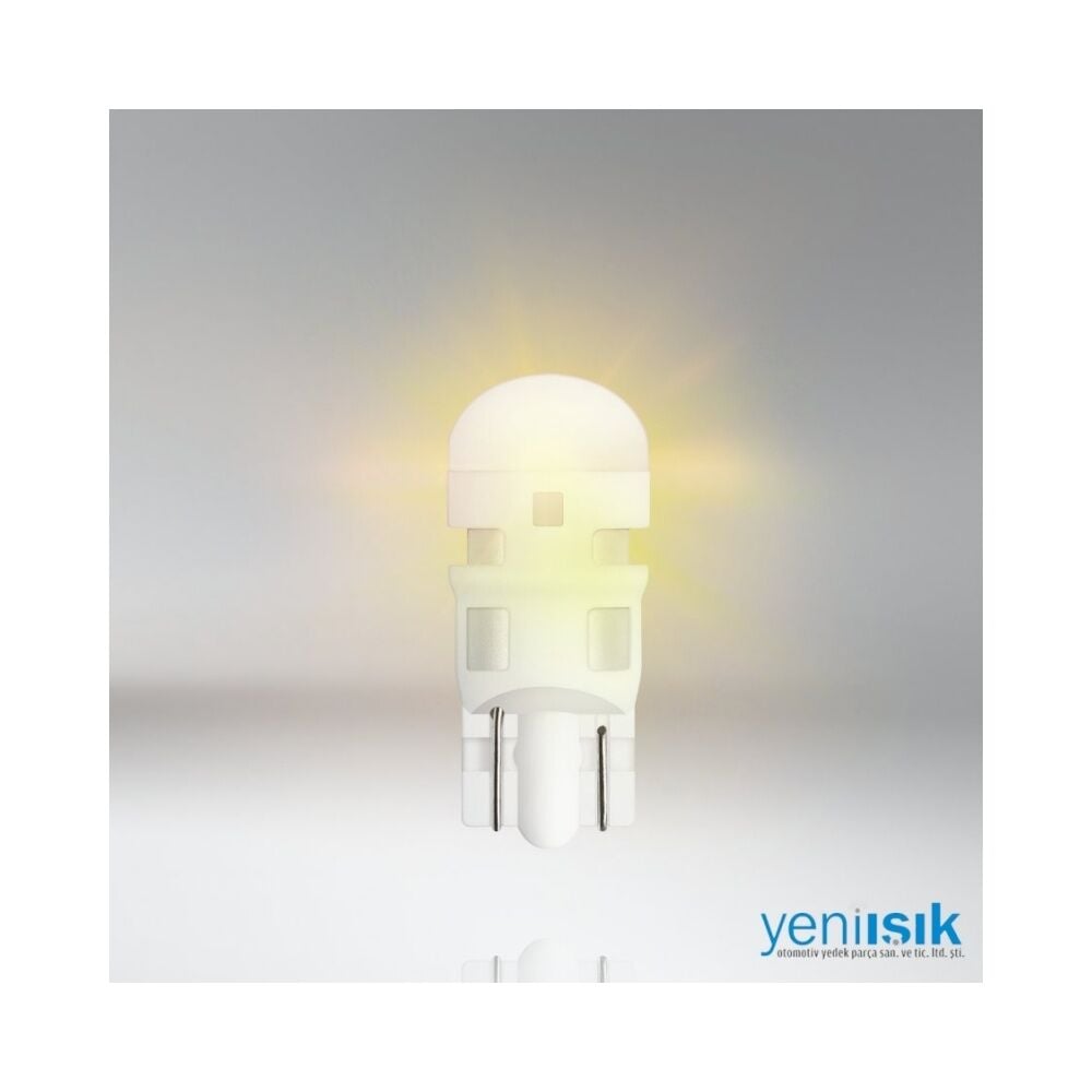 Osram 2827 12V 5W Dipsiz Sarı Gösterge Amp.