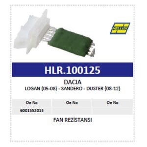 Fan Rezistansı Dacia Logan (05-08) - Sandero-Duster (08-12)