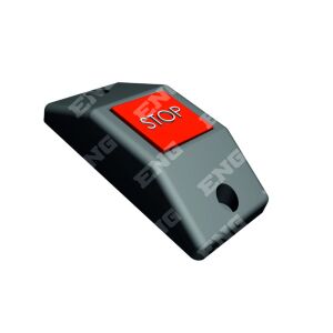 Eng 030440 Duracak İkaz Butonu Düz Tip (Stop) - Dik - Gri