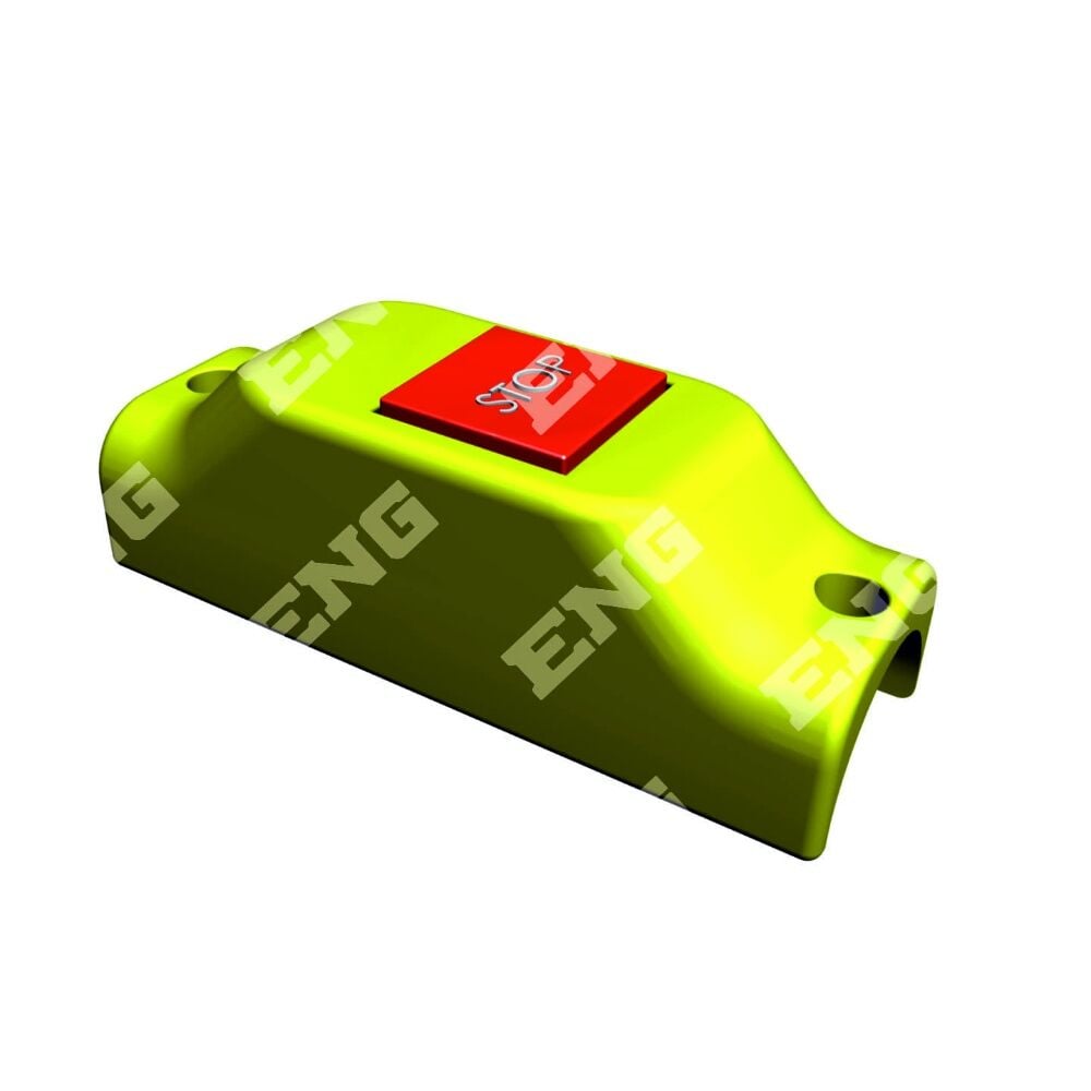 Eng 030414 Duracak İkaz Butonu Boru Tip (Stop) - Dik - Sarı