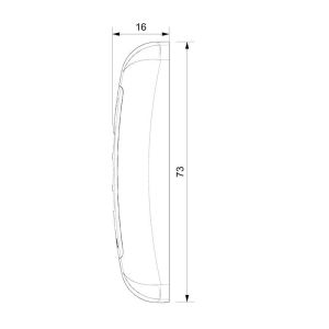 Sanel USB-C Şarj Ünitesi 12/24V 6.3A Mavi LED Düz SUC10B.DG