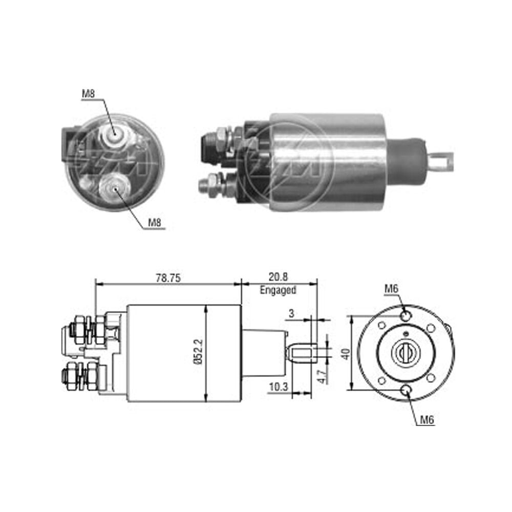 ZM 482 Marş Otomatiği 12V Ford F100 - Chevrolet D Series - Grand Blazer - Silverado