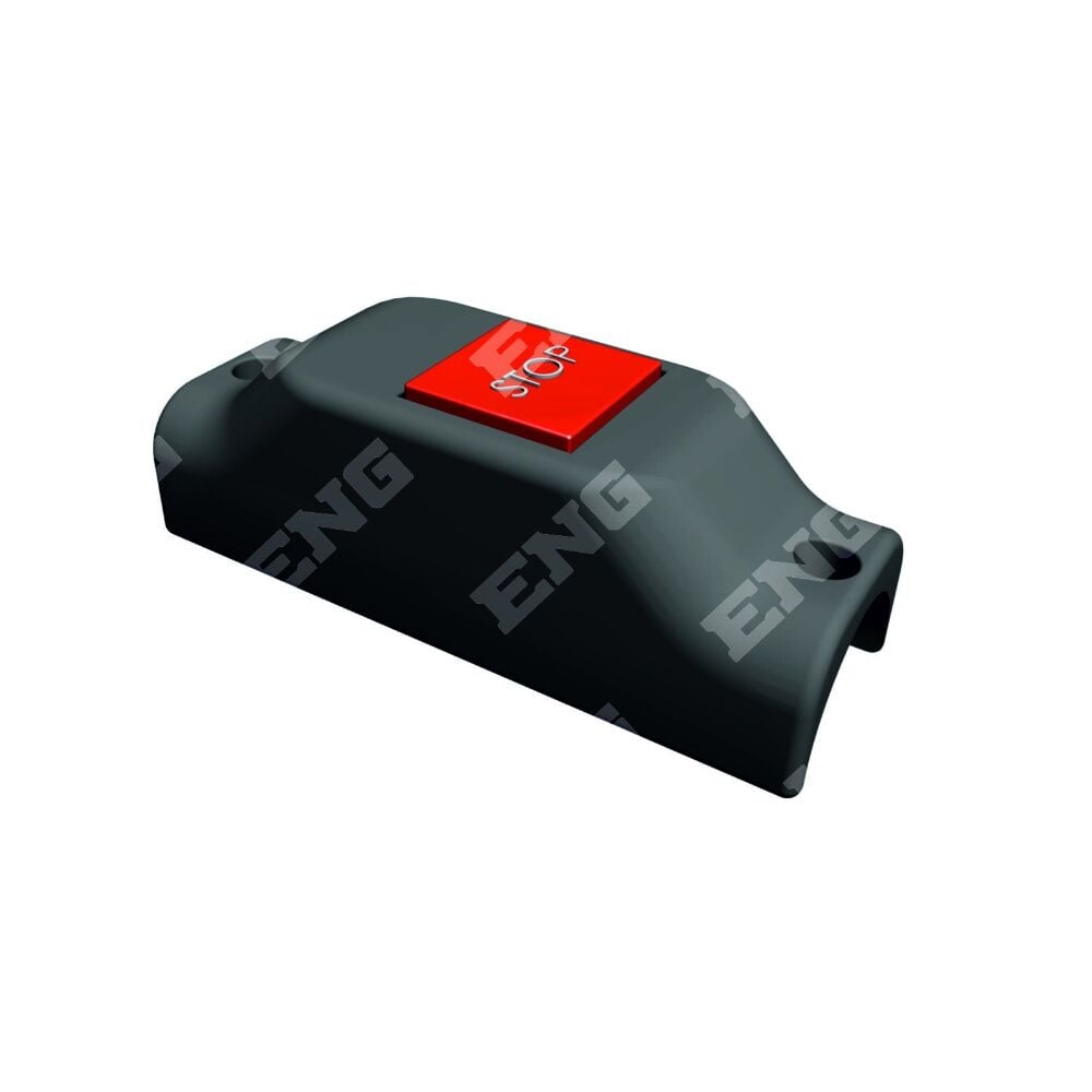Eng 030404 Duracak İkaz Butonu Boru Tip (Stop) - Dik - Koyu G