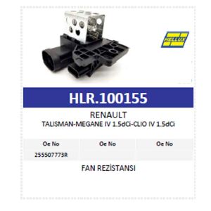 Renault Talisman Megane IV 1.5 dCi C Fan Rezistansı 255507773R