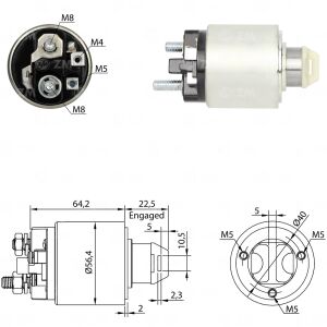 ZM 471 Marş Otomatiği 12V Audi - Citroen - Fiat - Peugeot - Renault - Volkswagen