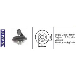 Depo Kapağı Mazot M4C 7058-1 Kilitli Tm 30 (Em) M4C7058-1 - NS82401