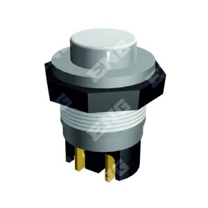 Eng 030216 Metal Buton Gümüş Kontaklı Terminalli (Beyaz)