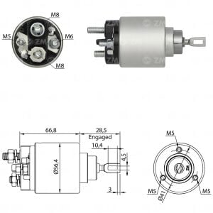 ZM 475 Marş Otomatiği 12V Mercedes-Benz 120-340 / BMW 316-320